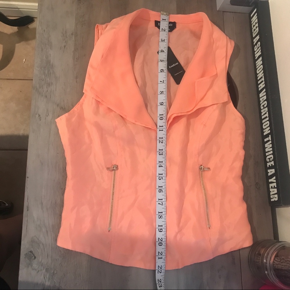 🧡Bebe Casey Flutter Vest NWT🧡 - Picture 8 of 8